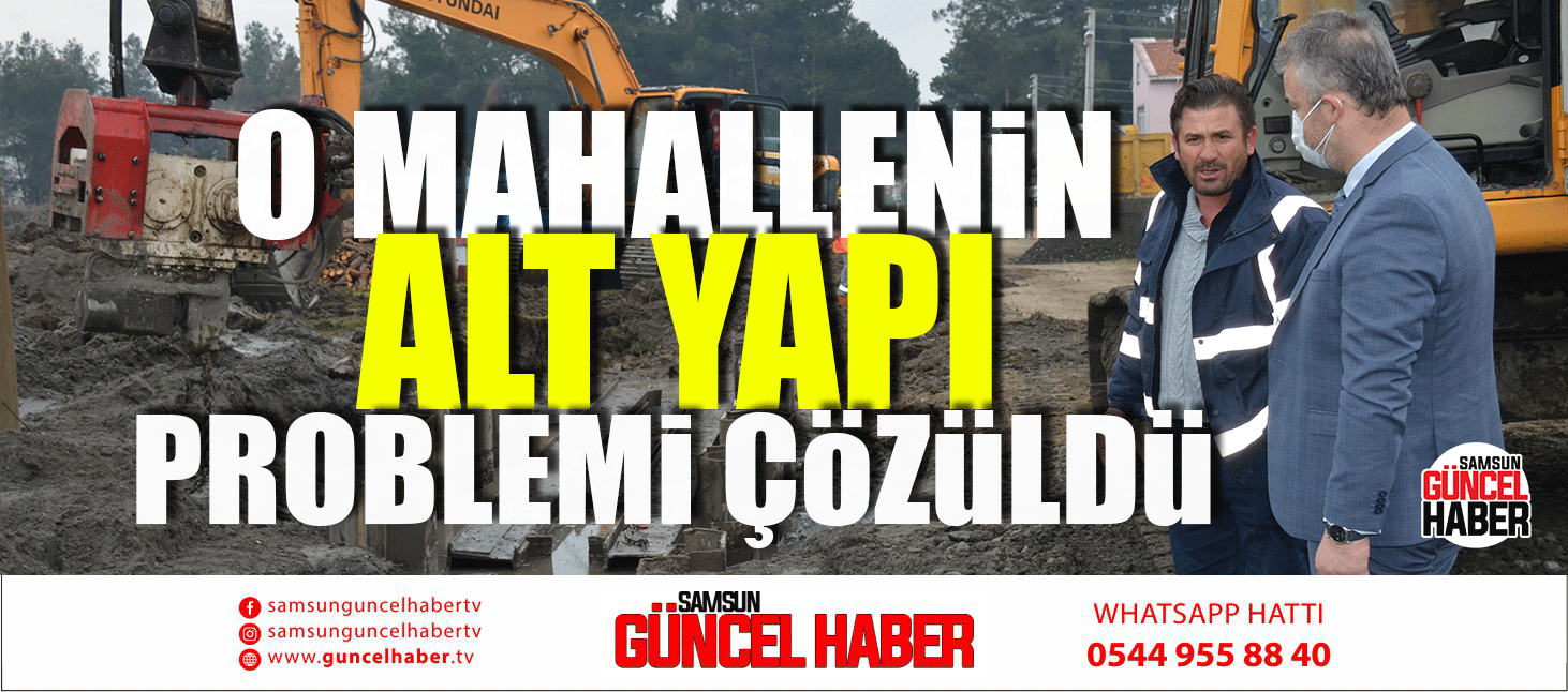 Dereköy’ün alt yapı problemi çözülüyor