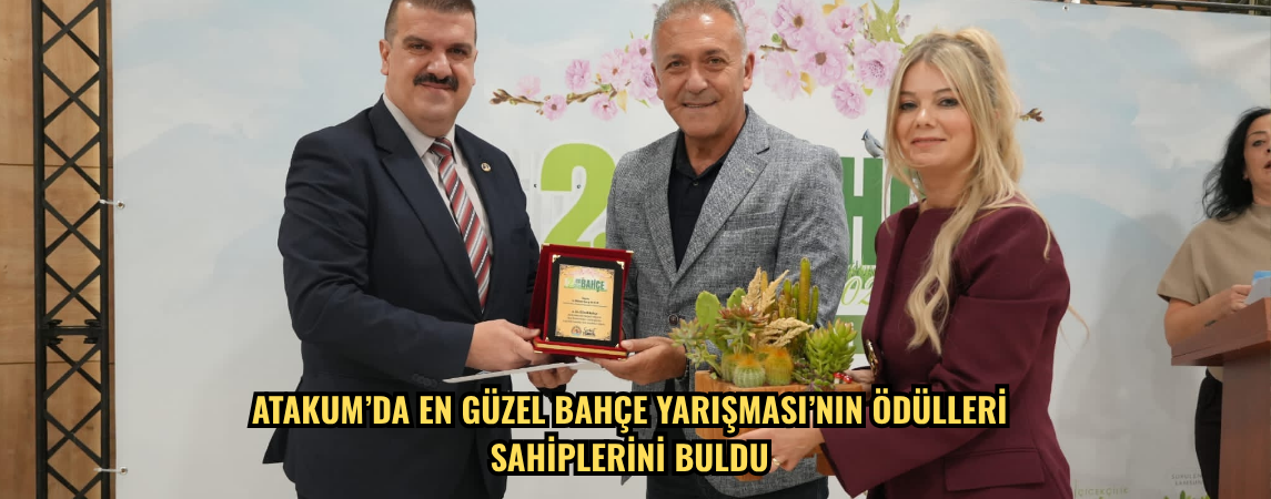 Atakum’da En Güzel Bahçe Yarışması’nın ödülleri sahiplerini buldu