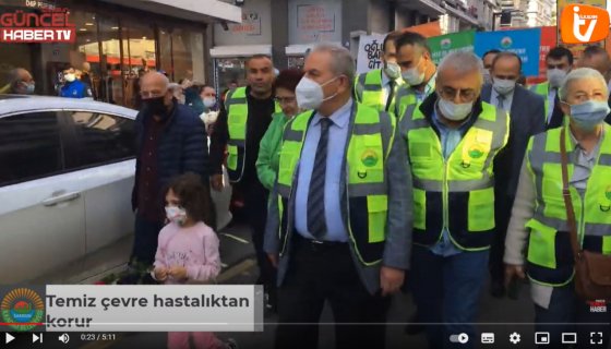 İlkadım Belediyesinden Temizlik Yürüyüşü